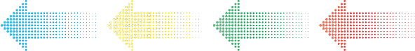 Colorful arrows for animation